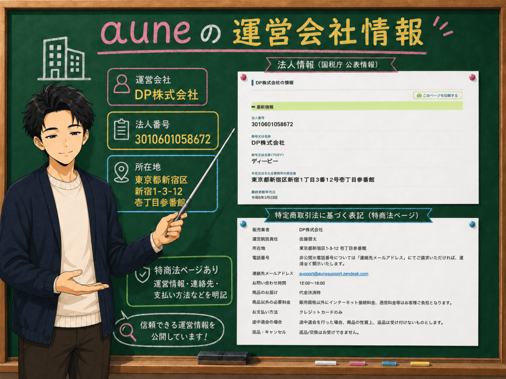 aune運営情報